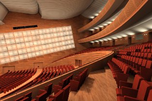 emotional inside of the Arcimboldi Theatre
